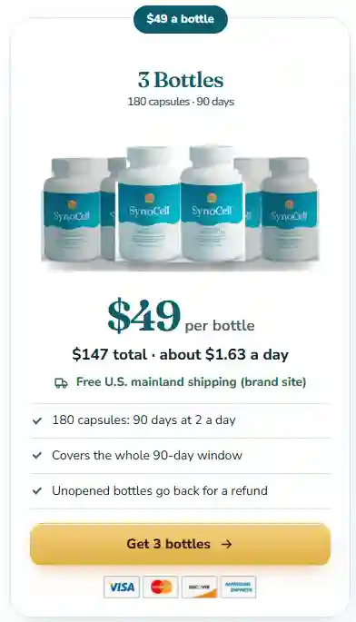 buy synocell 3 bottles